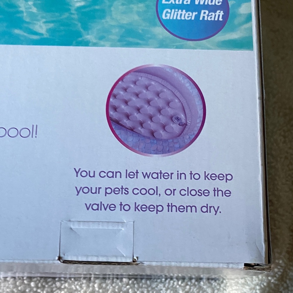 PoolCandy Mermaid Combo Pack - NEW In Box! Raft & Dog Float - Picture 5 of 5